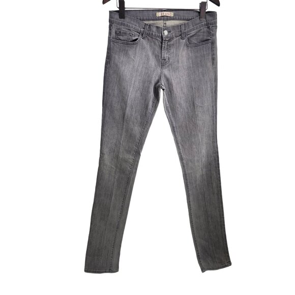J Brand Gray Skinny Jeans Size 30 Cotton/Spandex Women's Size 30 Long Length - Picture 10 of 10